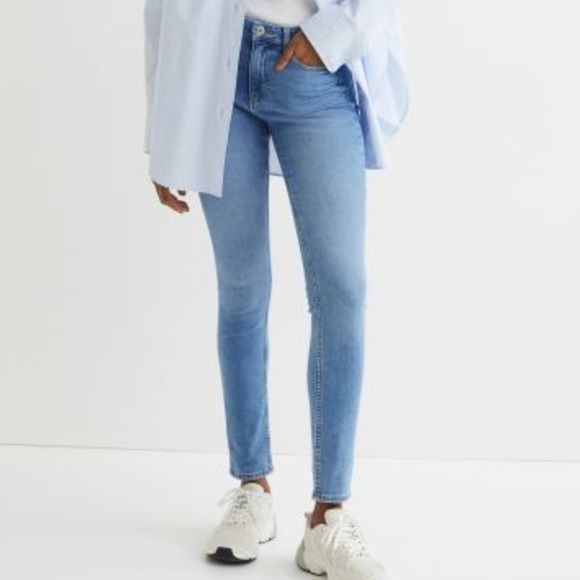 H & M Skinny Regular Waist Full Length 6 - Picture 4 of 11